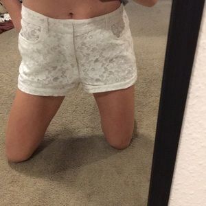 H&M lace shorts